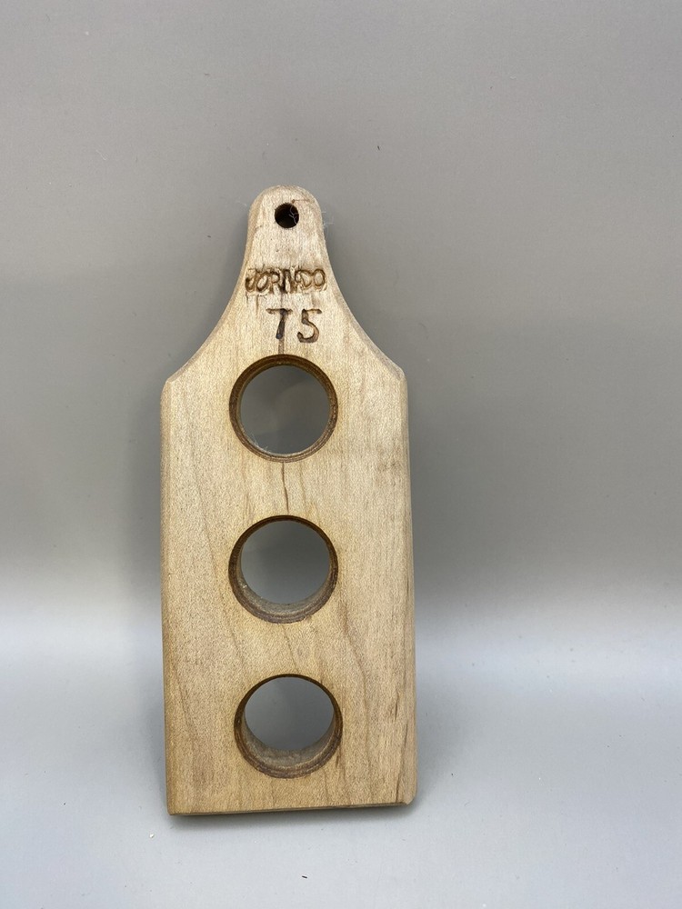 Handmade Muzzleloader Round Ball Loading Block Three Hole 75