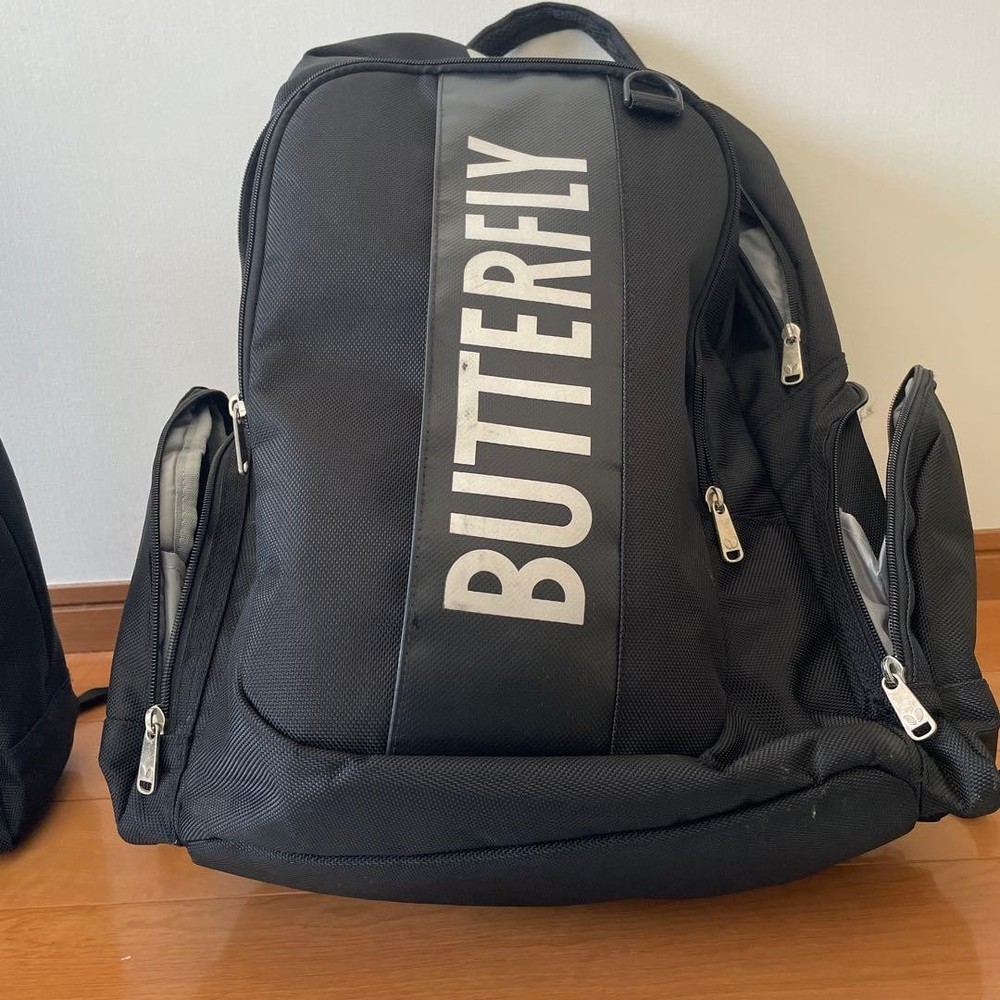 BUTTERFLY Table Tennis Bag, Large Capacity, Black