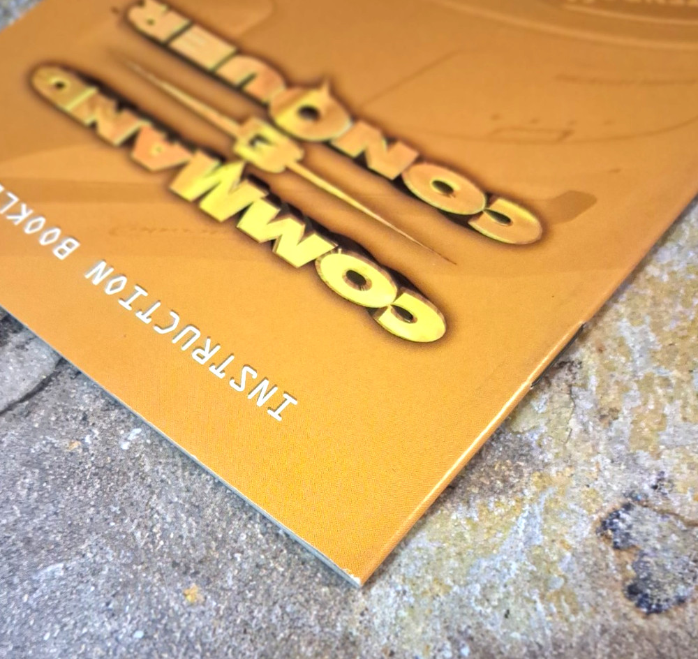 Command & Conquer Manual - Nintendo 64 **EXCELLENT**