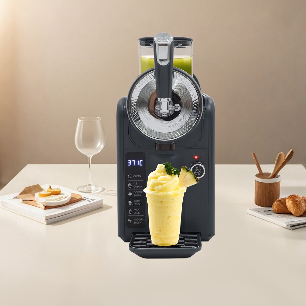 Frozen Drink Machine,shaved Ince Machine With Self-cleaning Function  Grey