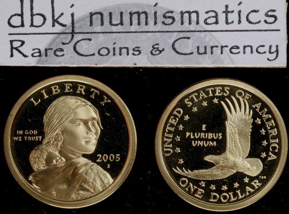 2005 S Proof Native American Sacagawea Dollar $1 - Choice to Gem