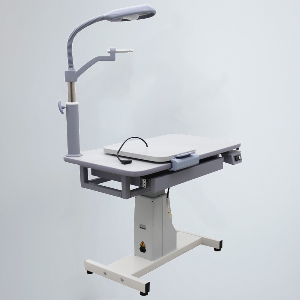 110V Optometry Ophthalmic Eyeglass Test Stand Combined Table Adjustable Height