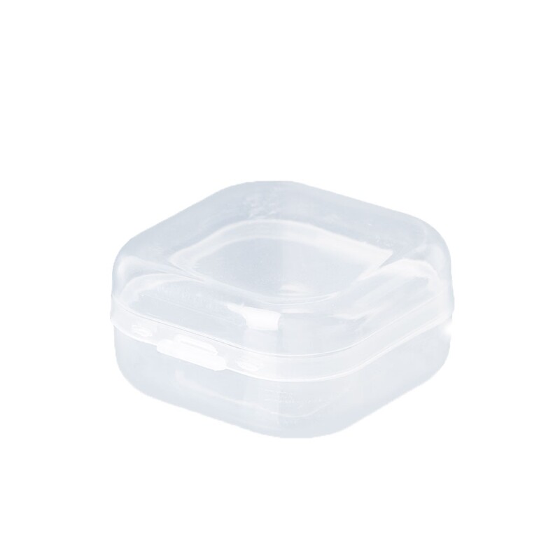 Square Transparent Plastic Jewelry Storage Boxes Beads for Case Container