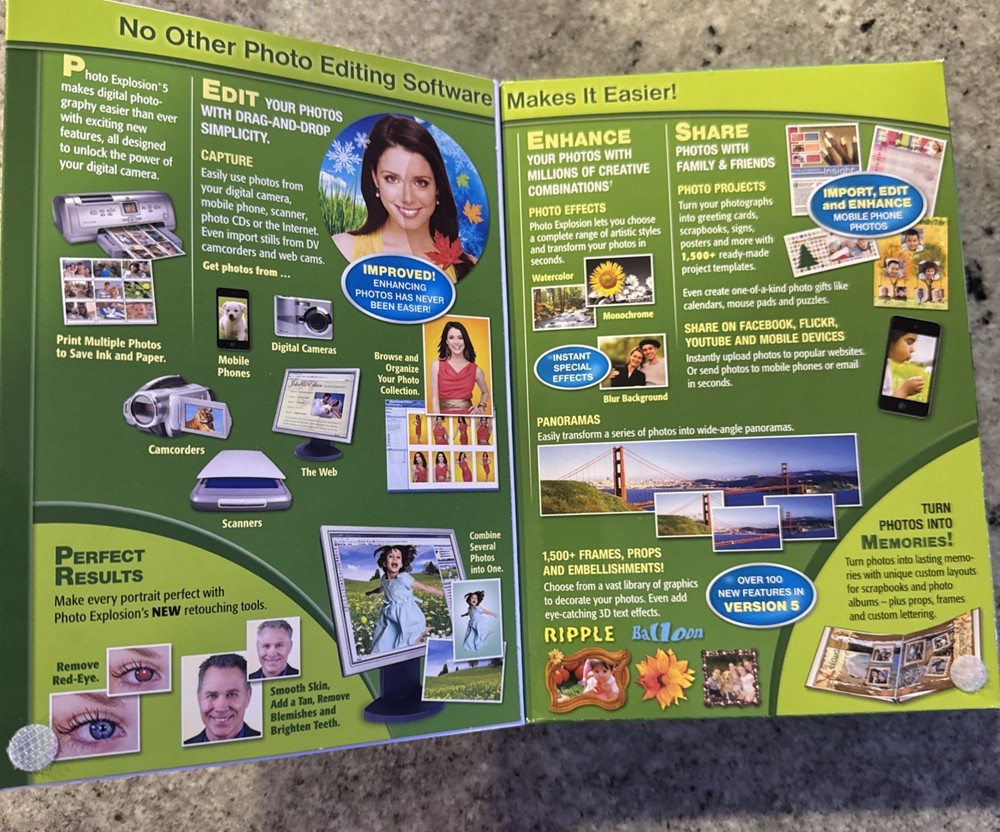 Photo Explosion PC Software Version 5 - Nova Development New w/ factory seal