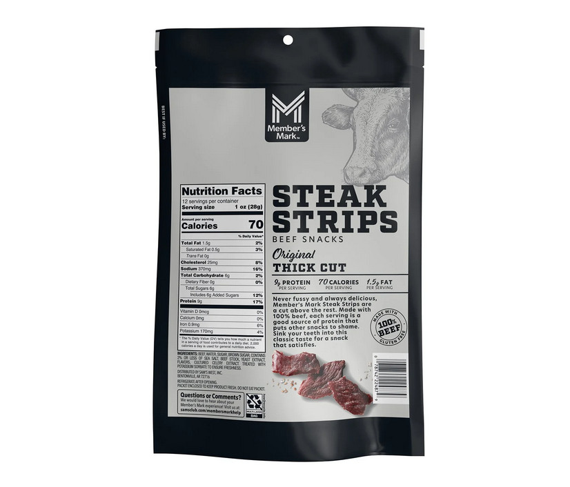 Member's Mark Beef Steak Strips, 12 oz.