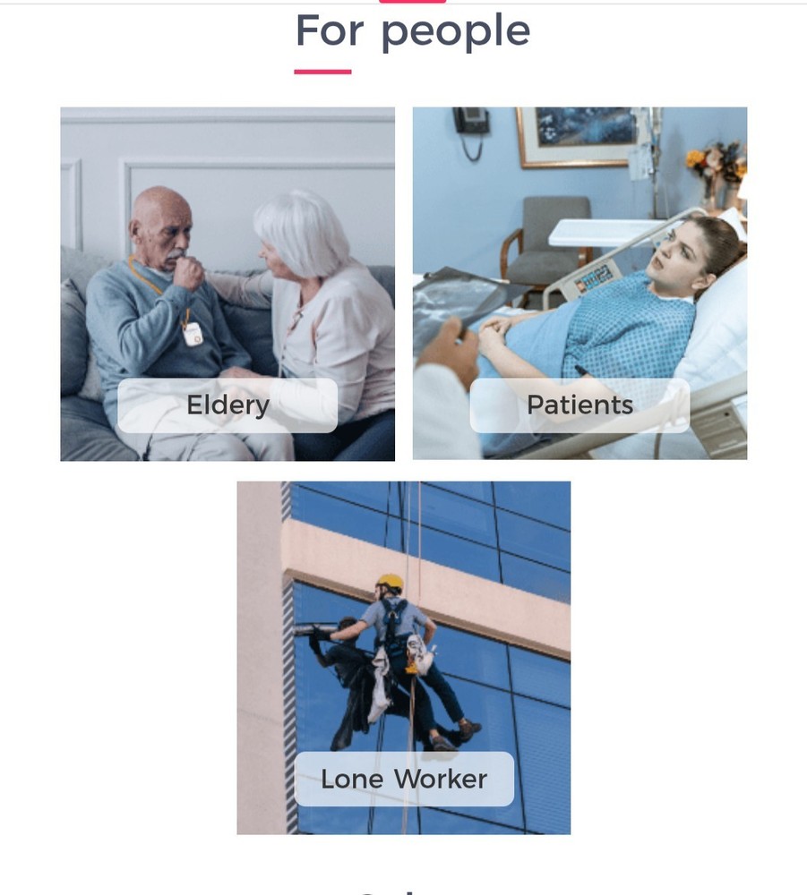 Personal Mobile Alarm system For Elderly, - Used