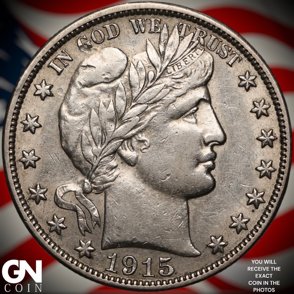 1915 S Barber Half Dollar A2626