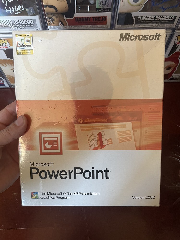 BRAND NEW Microsoft PowerPoint 2002 Version Big Box