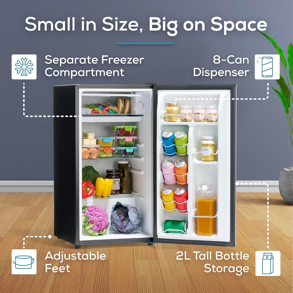 Igloo 3.2 Cu.Ft. Single Door Compact Refrigerator with Freezer