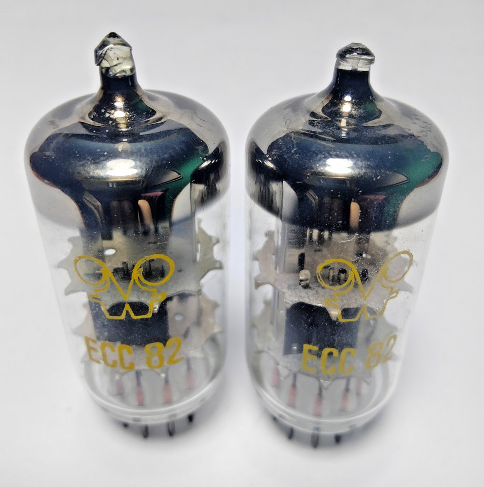 2 pcs NEW ECC82 /12AU7/ RFT AUDIO TUBES, Matched Pair