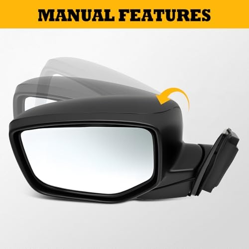 Driver Side Mirror Assembly Compatible with Accord 2008-2012 Side Door Left