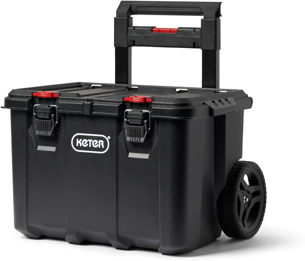 Stack N’ Roll 4-Piece Rolling Tool Storage System – Includes Large Rolling Tool