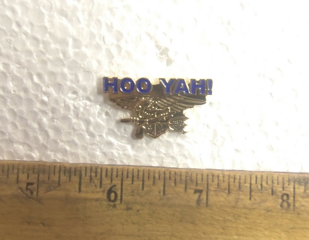 US Navy - Seals Trident with HOO YAH! Pin