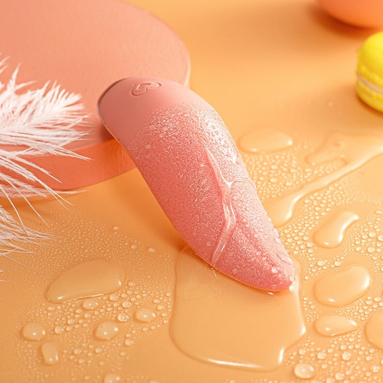 Clit Licking Tongue Vibrator G-Spot Dildo Stimulator Oral Sex Toys for Women