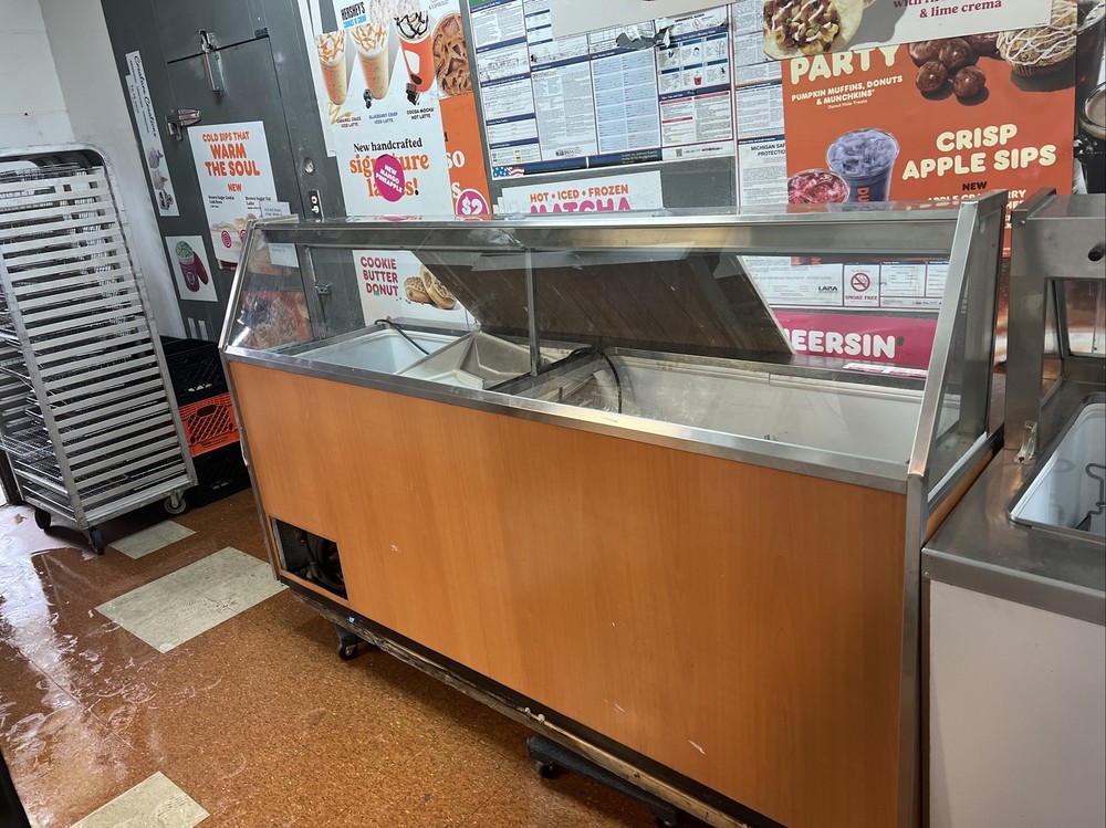 ice cream freezer display case