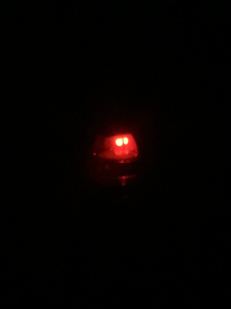 BLINKING LIGHT MARKER, HIGH VIS RED
