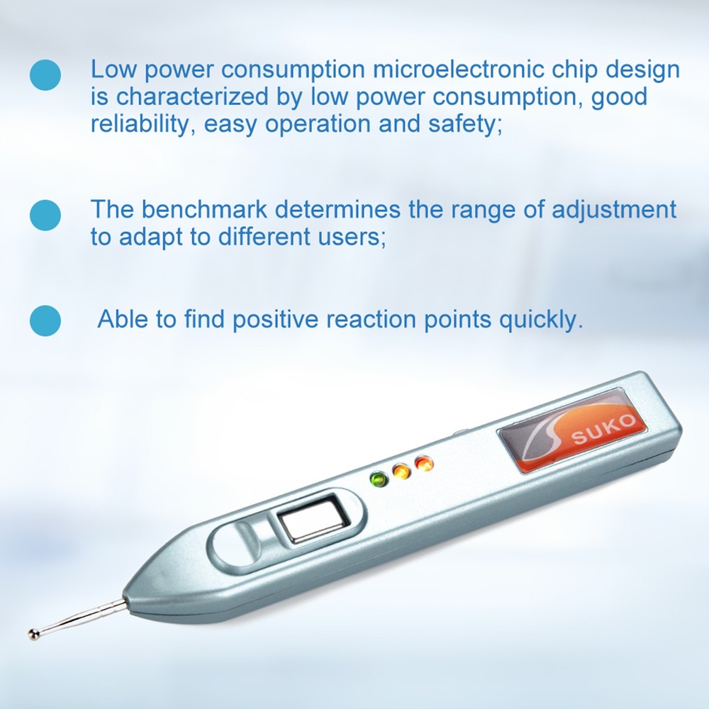 Ear Acupuncture Points Detector Electronic Acupuncture Pen Auricular Use
