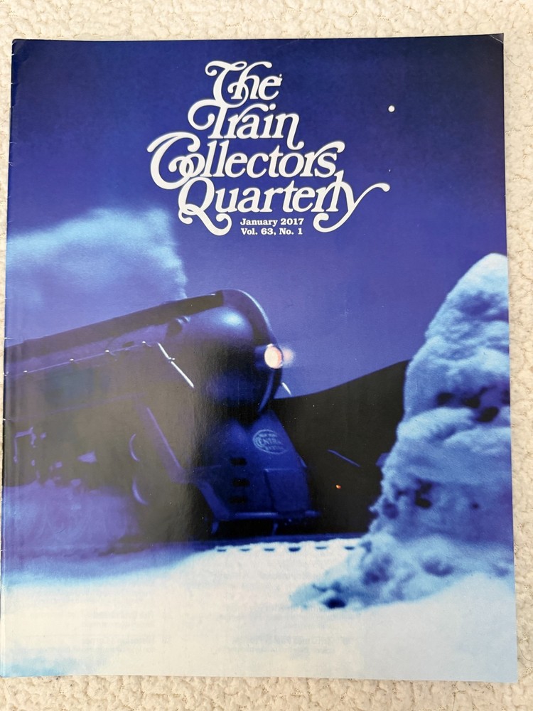 THE TRAIN COLLECTORS QUARTERLY Back Issues - 1978-2024 - $2/Ea