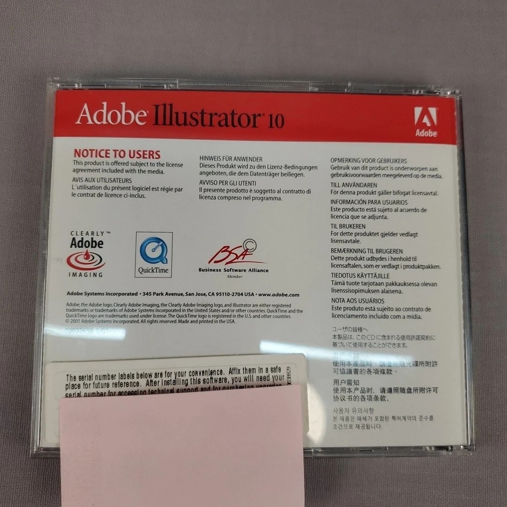 Adobe Illustrator 10 for Windows with Serial Number