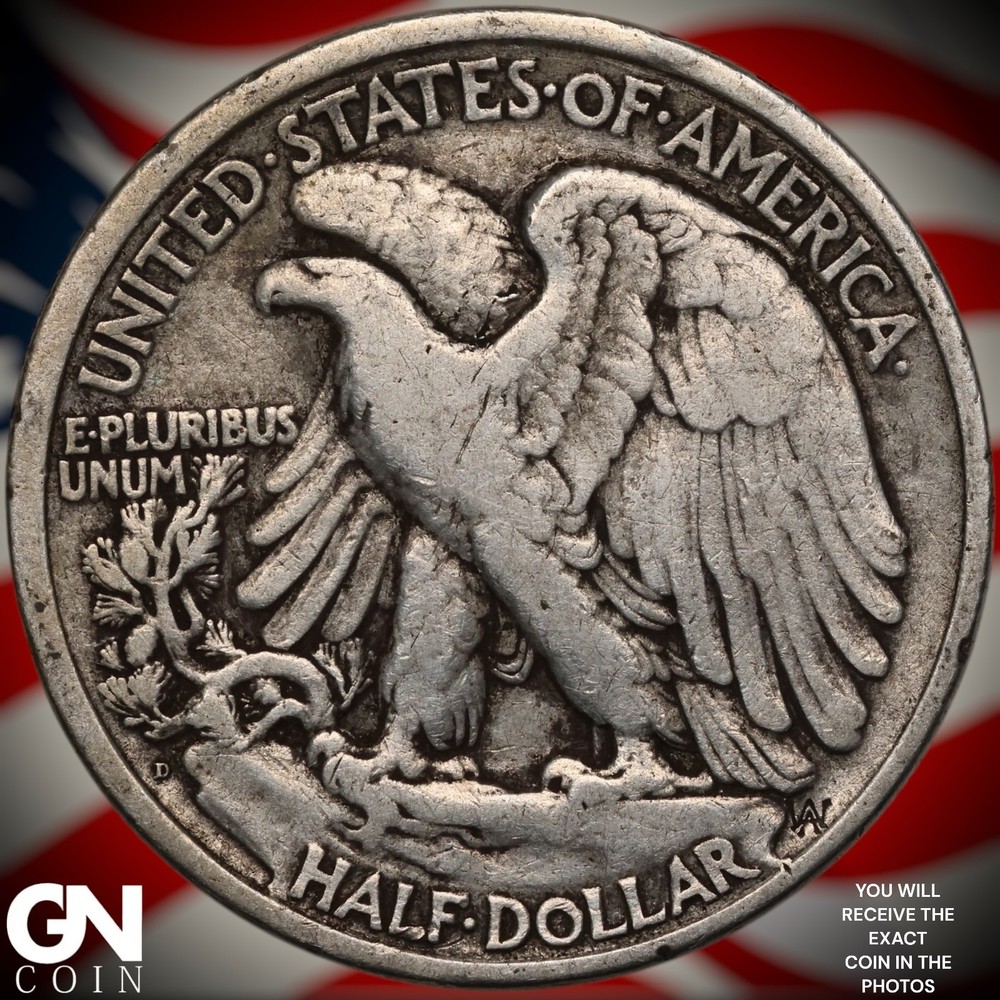 1920 D Walking Liberty Half Dollar A2042