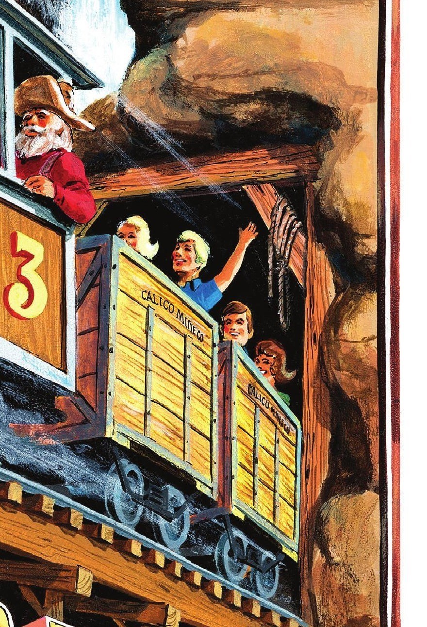 Knotts Berry Farm Calico Mine Train Ghost Town Poster 11x14 11x17 12x18 13x19