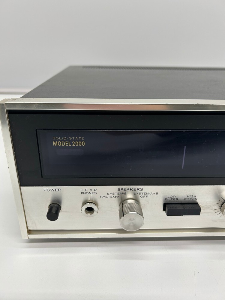 Vtg Sansui Model 2000 Solid State Stereo Tuner Amplifier No Power As Is