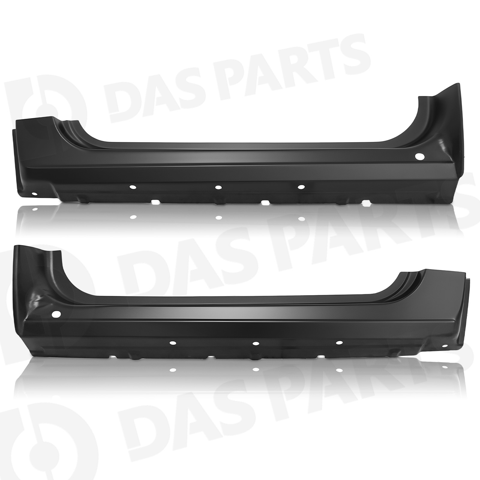 Outer Rocker Panels For 07-13 Chevy Silverado Sierra Regular Standard Cab 2Dr
