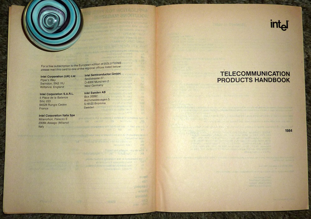 1984 Intel Telecommunication Products Handbook