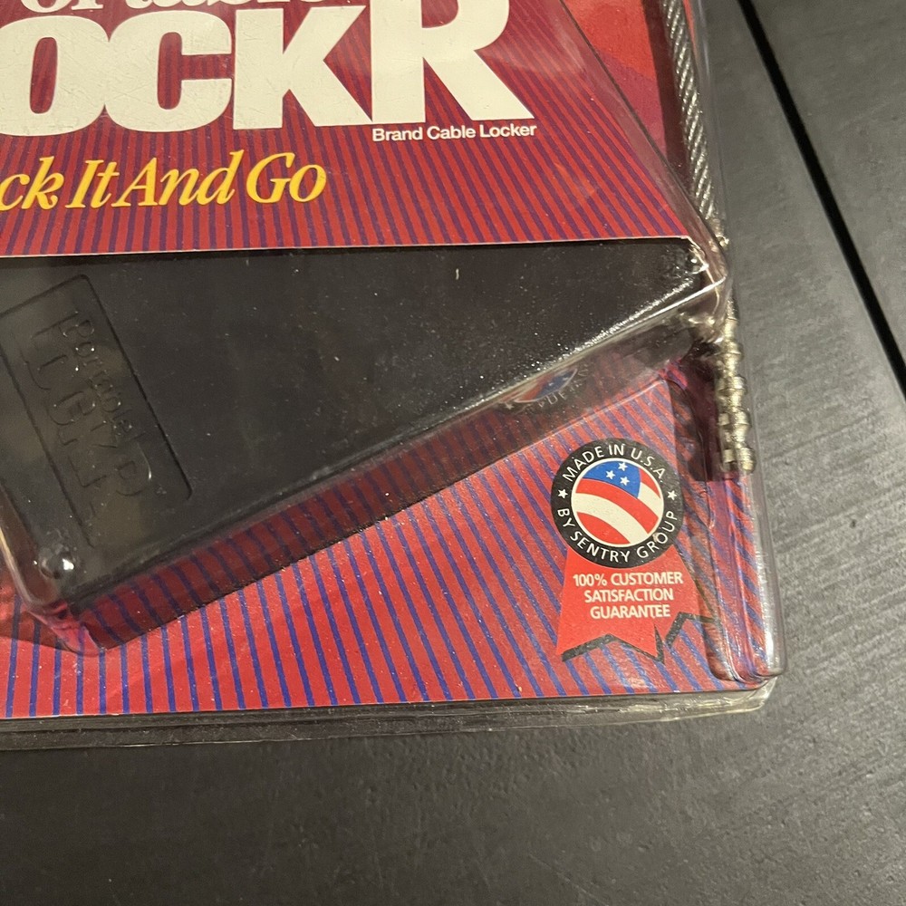 Portable Safe Lock Brand Cable Locker Keep/Safe By Sentry NEW Sealed