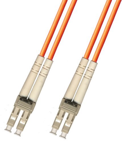 1m 3.0 mil Lc-Lc Multimode Duplex Fiber Optic Cable (50/125)