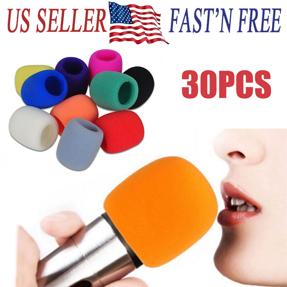 Handheld Microphone Windshield Wind Shield Sponge Foam Cover Thicken
