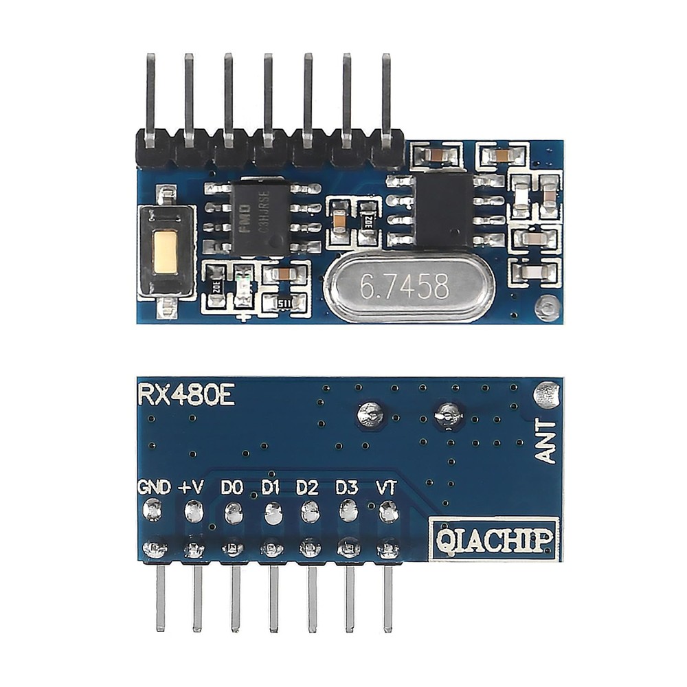 6pcs 433mhz Wireless RF Transmitter and Receiver Wireless 4 Channel Output Li...