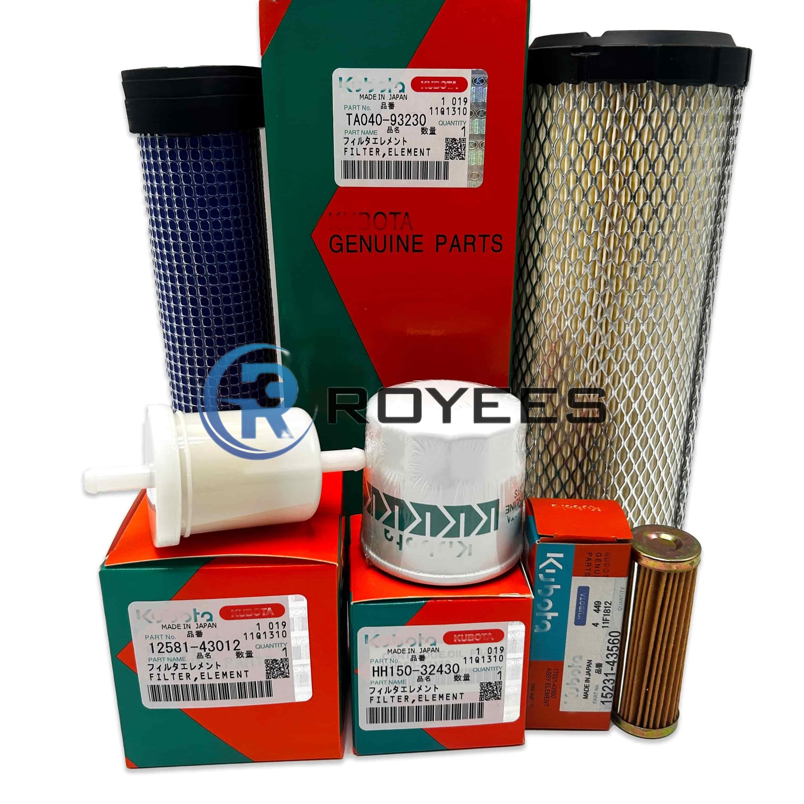 Engine Maintenance Filter Service Kit For Grasshopper 722D 722D2 725D Diesel OEM