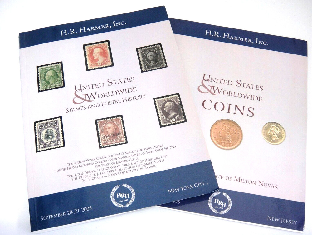 Harmer Stamp and Coin Auction Catalogs 2005 Color Singles Gambia Roman States +