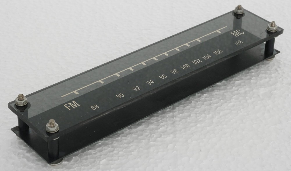 EICO HFT-90 FM Tuner Dial Glass Assembly