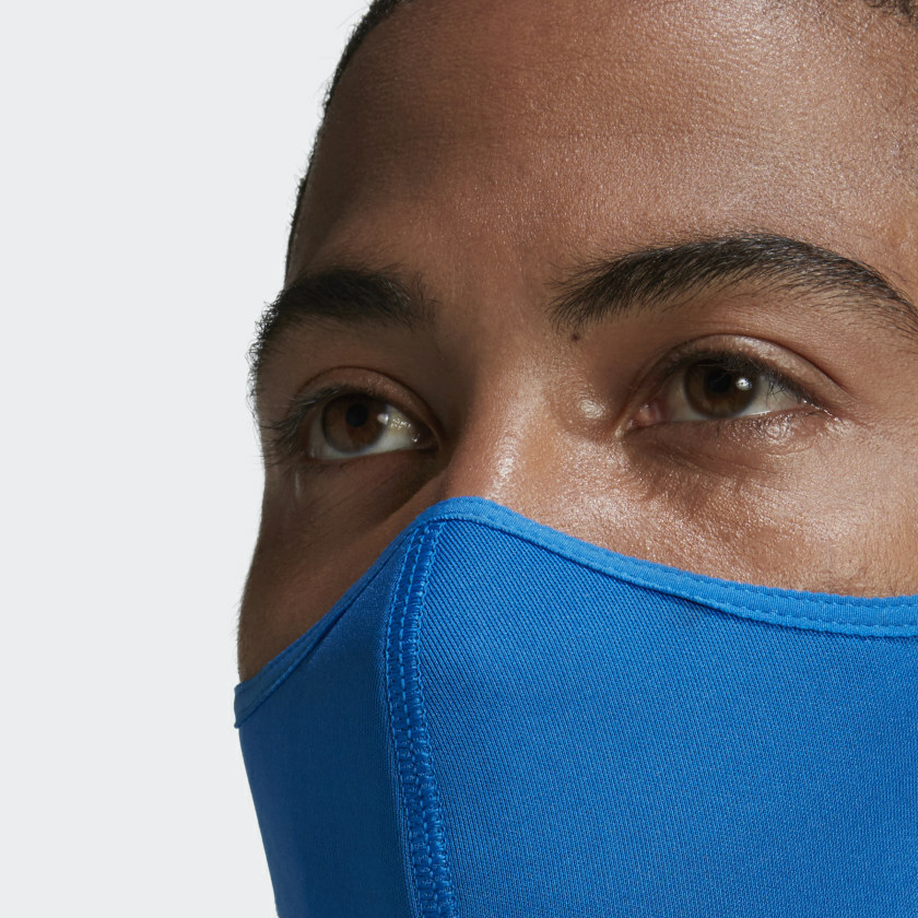 adidas Face Mask Cover (3 Pack) Blue