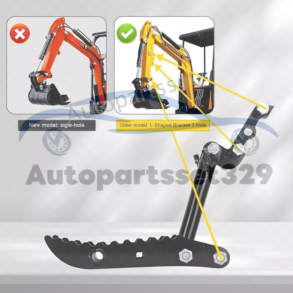 Mini Excavator Attachment Three Holes Hydraulic Clip Thumb for Small Digger