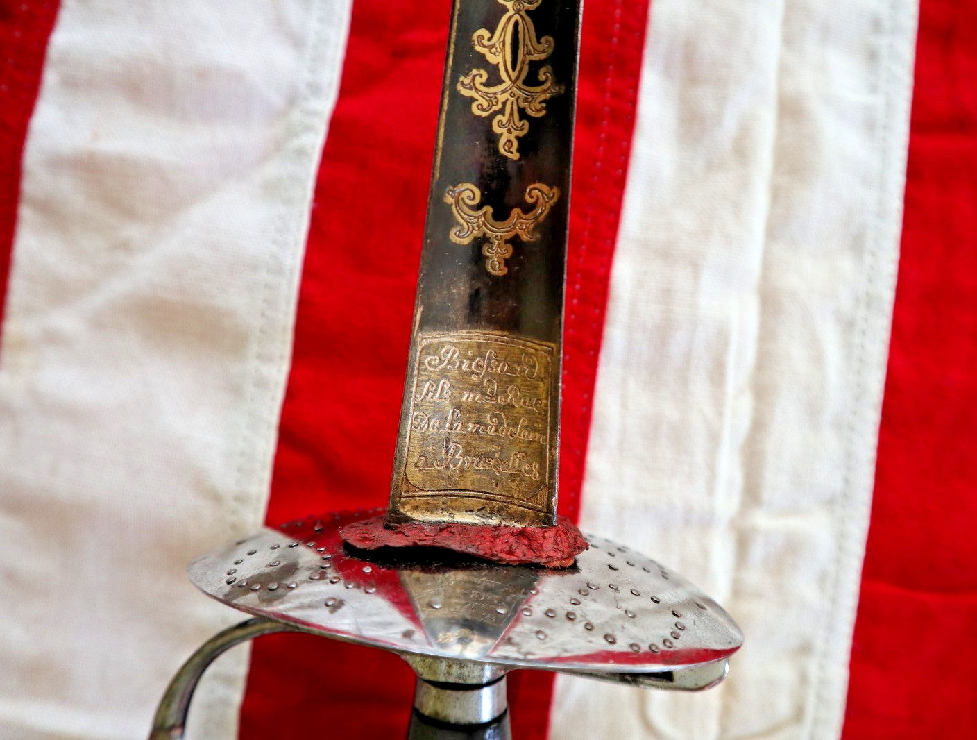 AMERICAN FRENCH INDIAN WAR REVOLUTIONARY WAR STEEL HILT RAPIER SWORD CA 1765