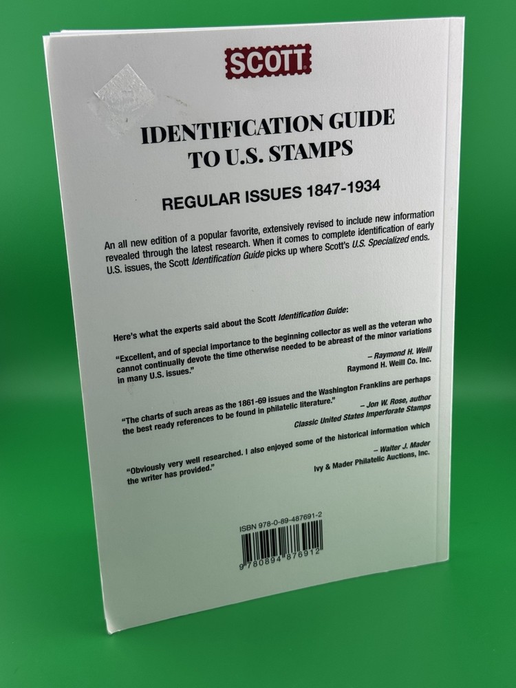 Scott Identification Guide To U. S. Stamps Regular Issues 1847-1934 7th Edition