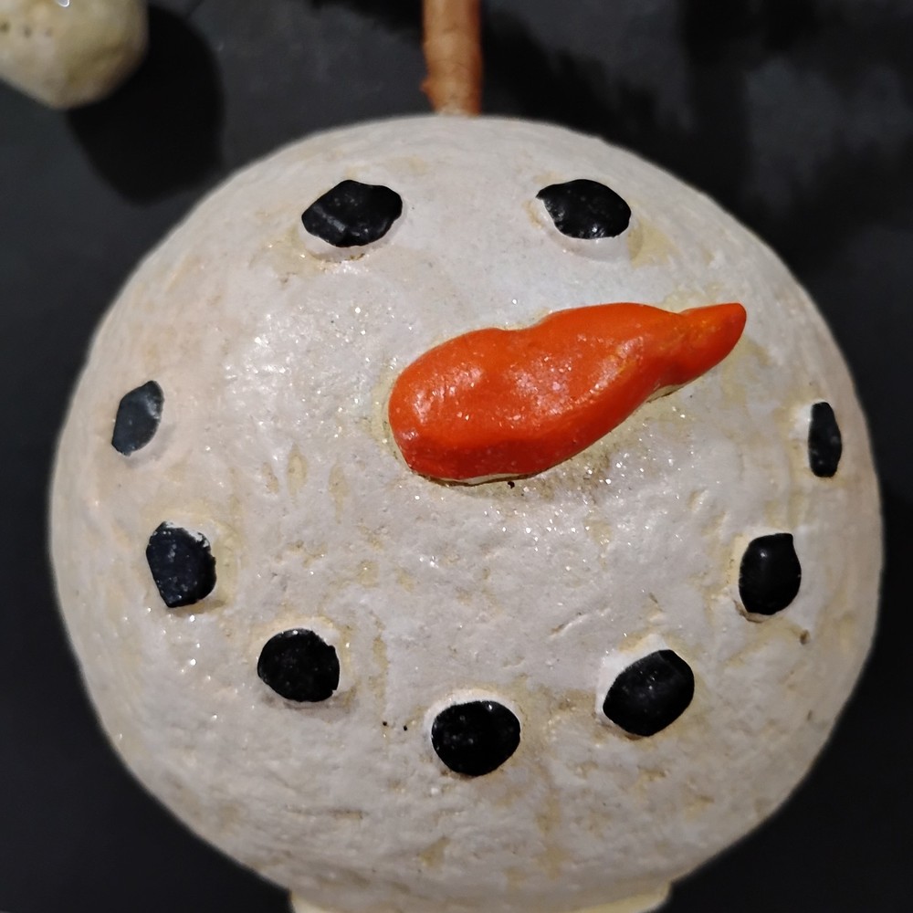 Unique 15" Snowball Christmas Tree Decor