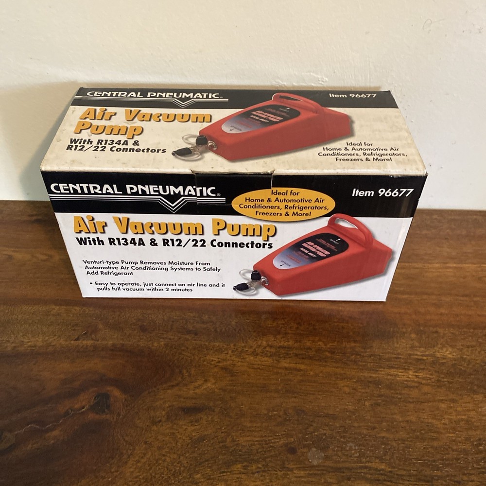 Central Pneumatic Air Vacuum Pump #96677