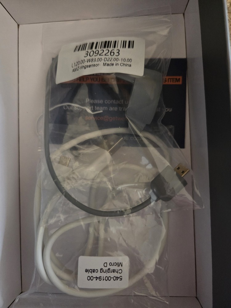 Wellue Checkme O2 Max Pulse Oximeter Sensor Ring Tracking