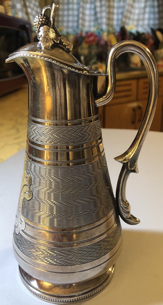Antique Silver Syrup Pitcher