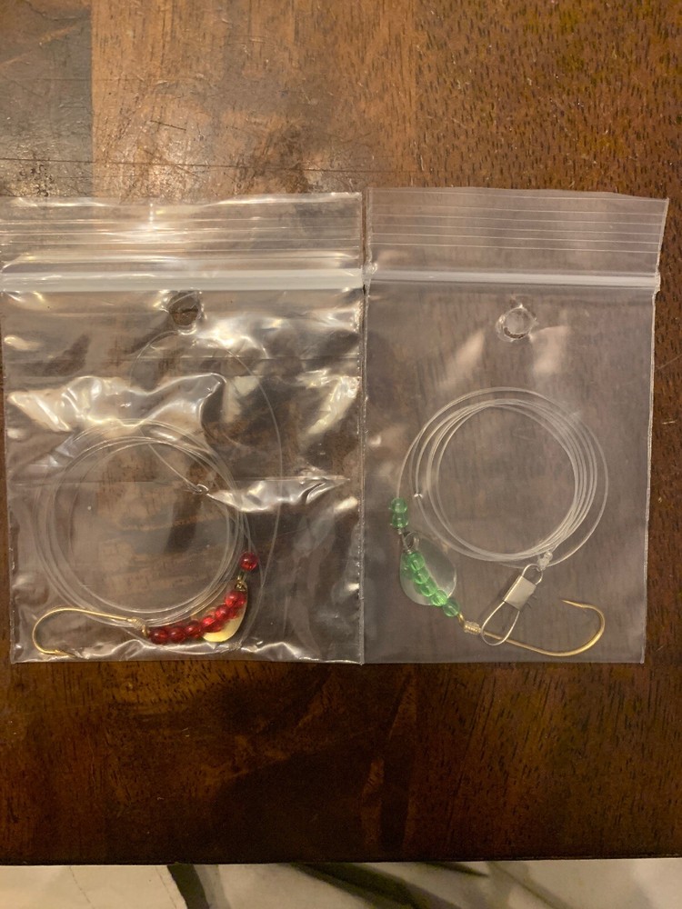 5 packs Handmade Trolling Rigs Crappie Walleye Trout