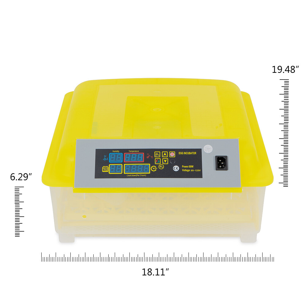48 Digital Egg Incubator Hatcher Automatic Egg Turning Temperature Control USA