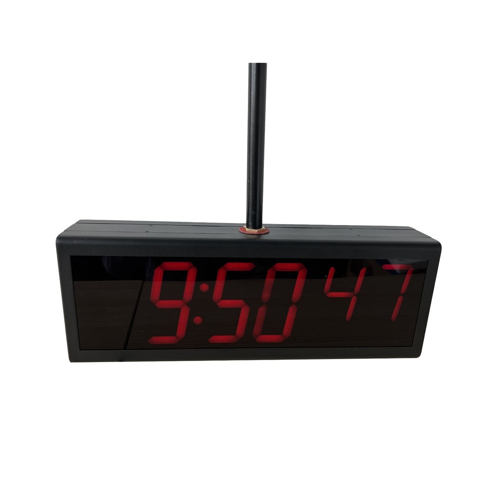Double Sided PoE Clock, Network Time Server Synchronized, Automatic DST Reset