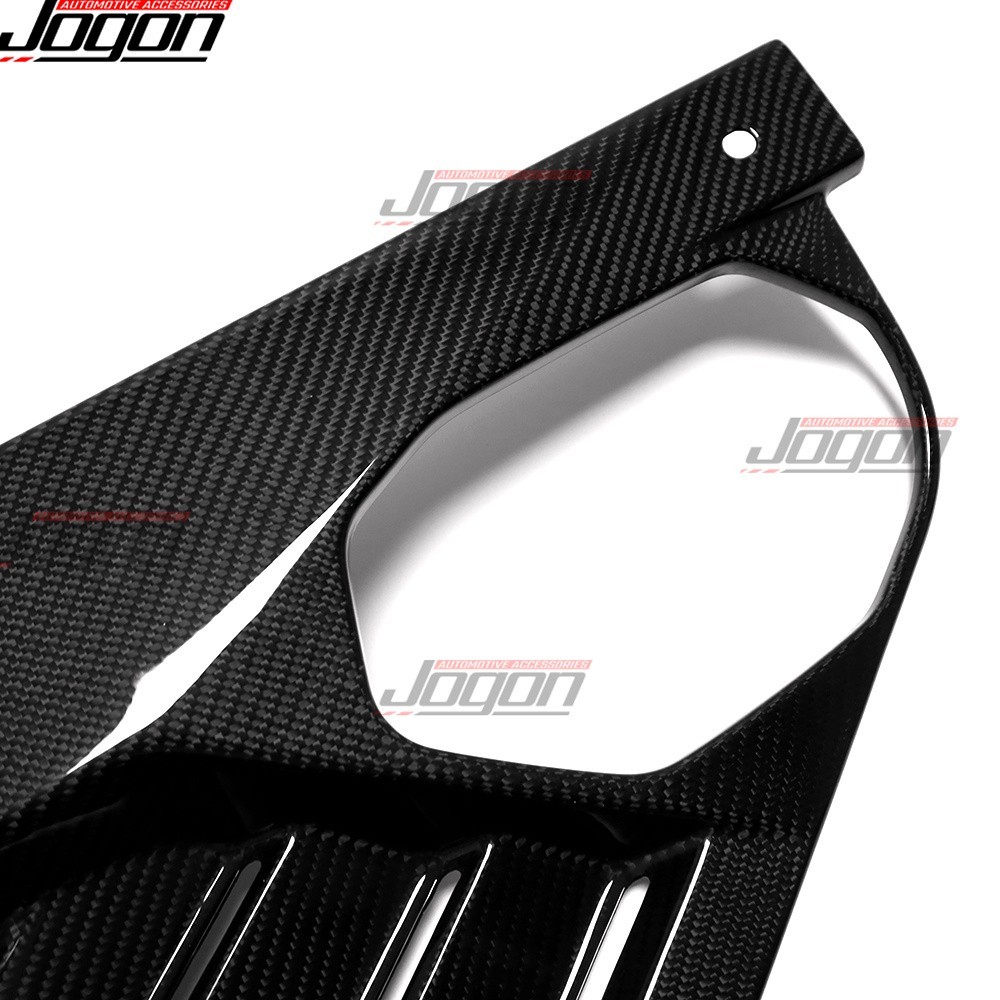 2PC Real Carbon Intake Engine Side Panel Trim For Corvette C8 Stingray Coupe 20+