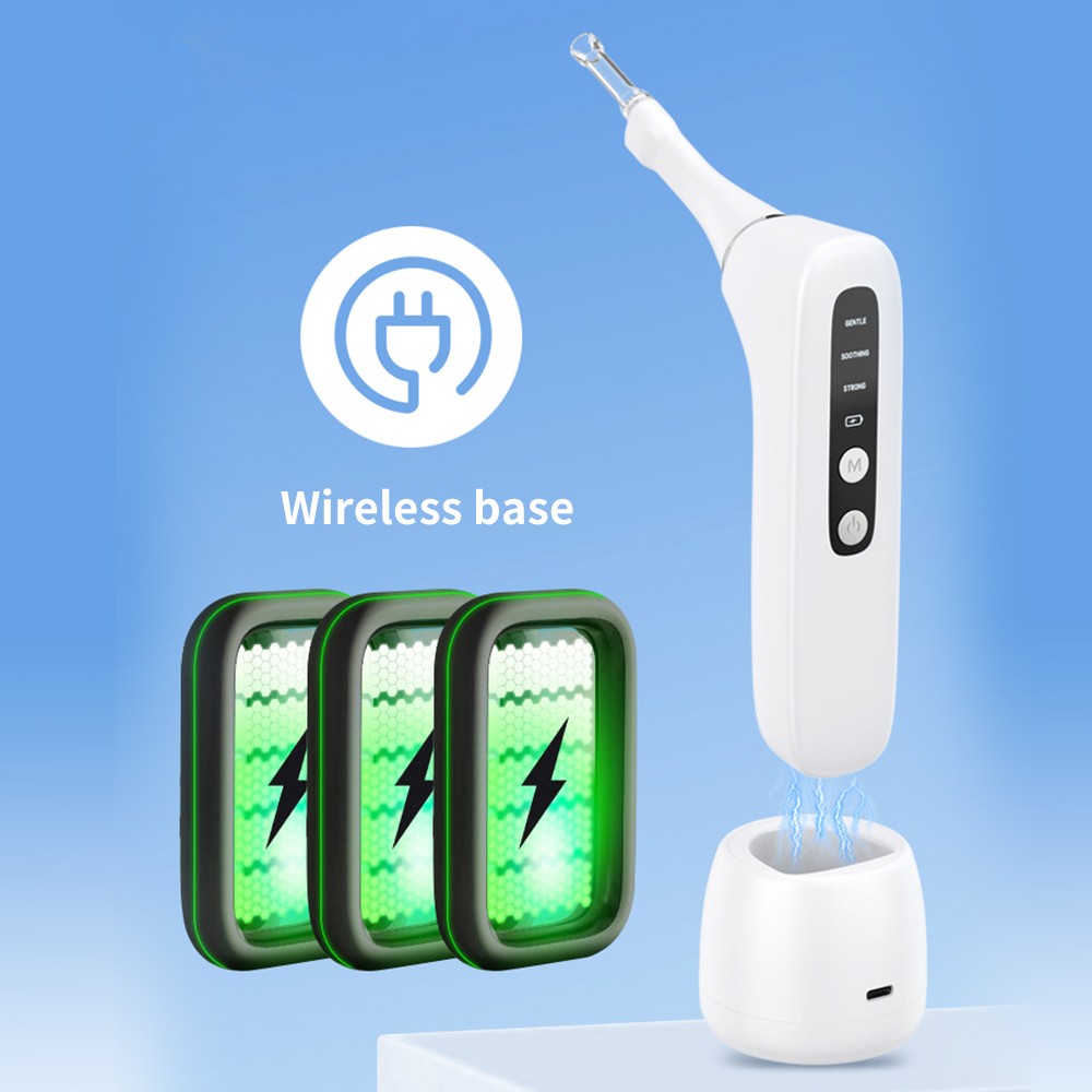 Electronic Tonsil Stone Remover Kit Vacuum LED Light 3 Adjustable Suction Modes