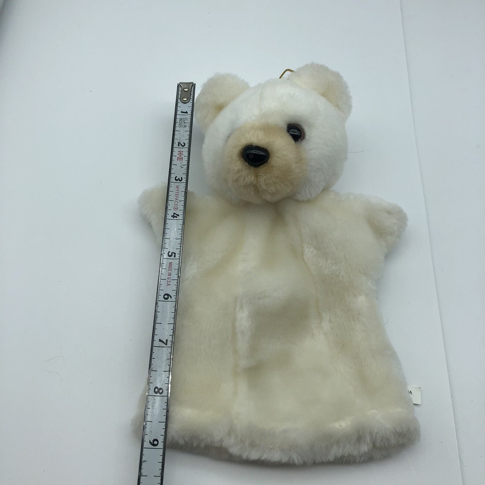 Vintage Hand puppet cream teddy bear