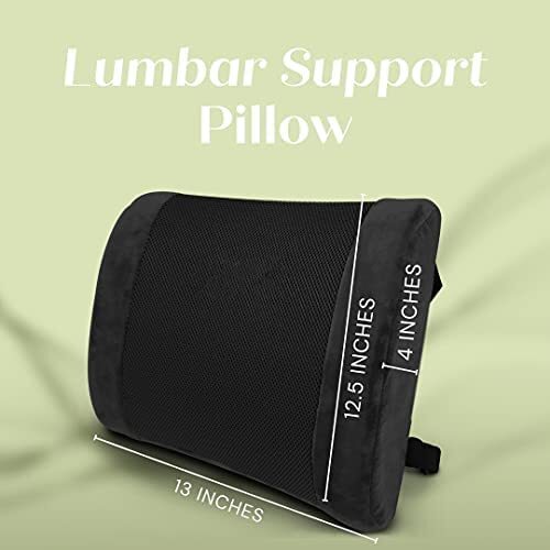 Trickonometry Lumbar Support Extra Firm Pillow: Ergonomic Ba_